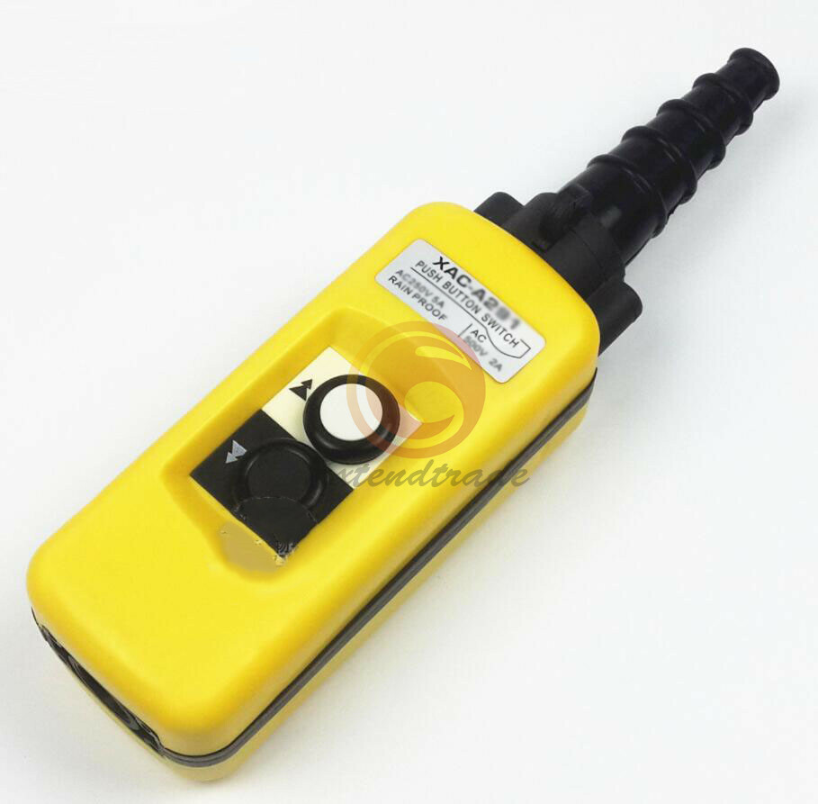 New 1PC Pendant Control Stations Crane XAC-A281 2 Pushbutton Switch AC250V 5A