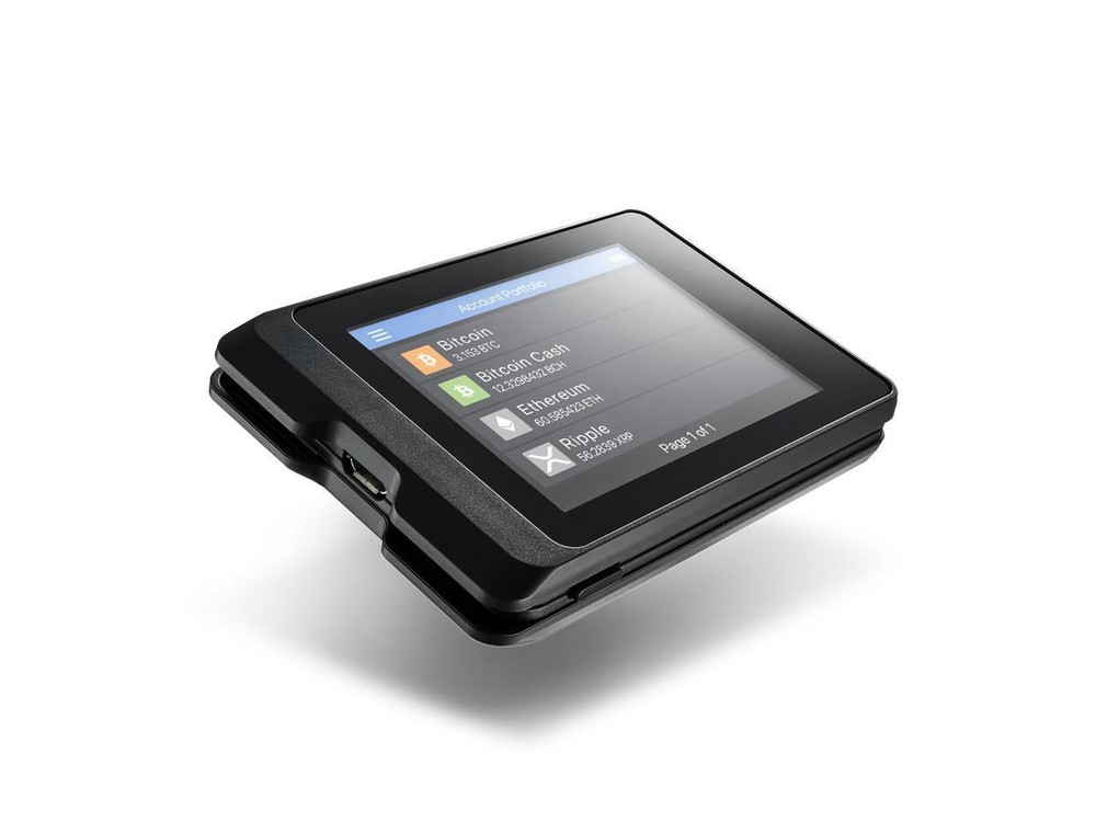 SecuX W10 Crypto Hardware Wallet- Infineon CC EAL5+ Secure Element, USB cable to