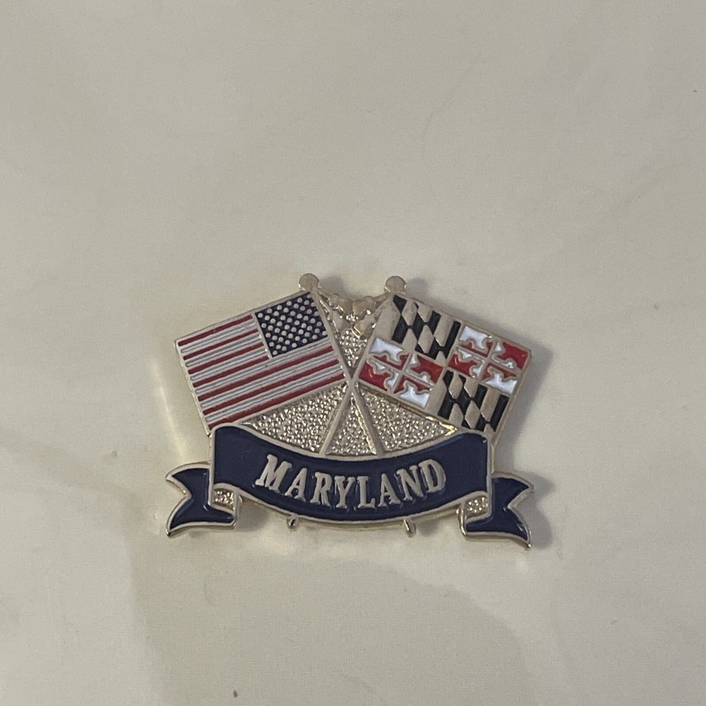 Maryland US Flag Pin Nice!
