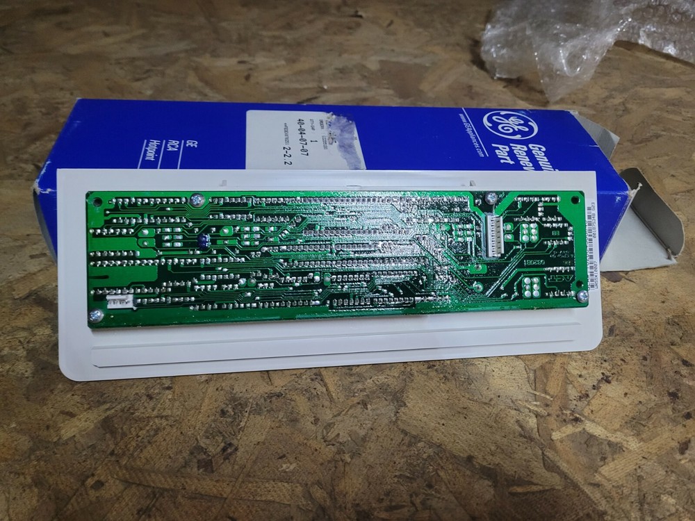 WR55X10007 GE CONTROL PANEL ASSEMBLY