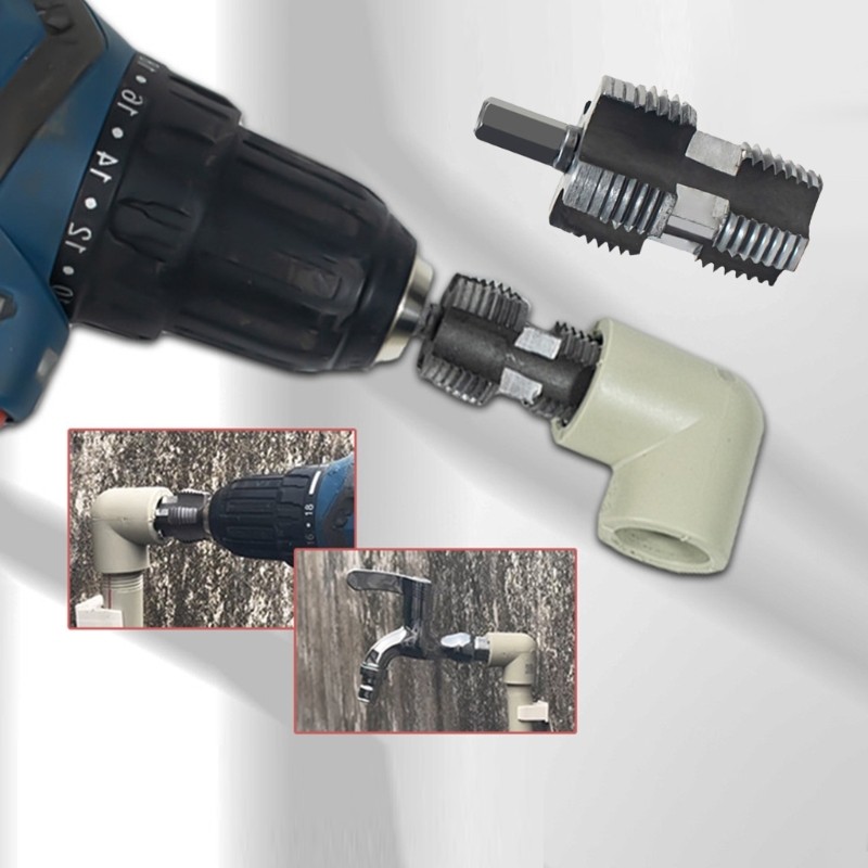 Electric Drill Pvc Pipe Threader PVC Thread Maker Tool PVC Thread Maker Tool