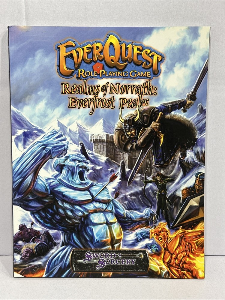 Sword Sorcery EverQuest Norrath Everfrost Peaks 3rd Edition 2003