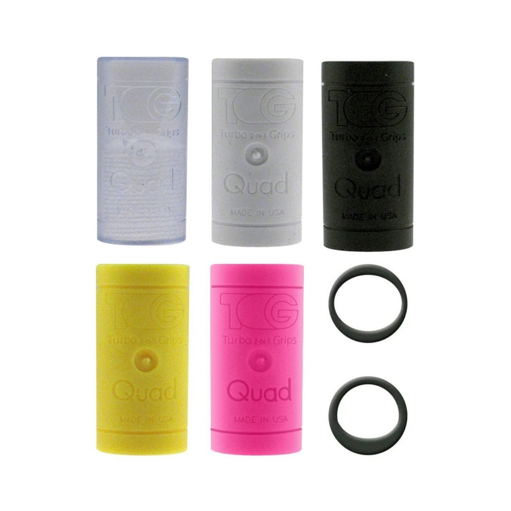 Turbo Ms Quad Bowling Finger Inserts | Yellow | 5 Pack + Glue