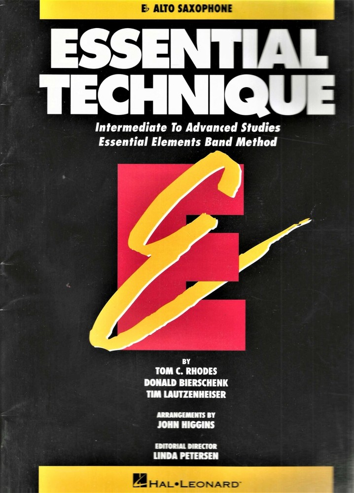 ESSENTIAL TECHNIQUE Eb ALTO SAXOPHONE  Intermediate -Advanced