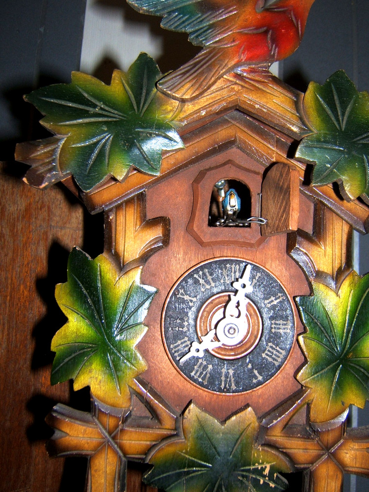 Vintage German Black Forest Cuckoo Clock, not fully working