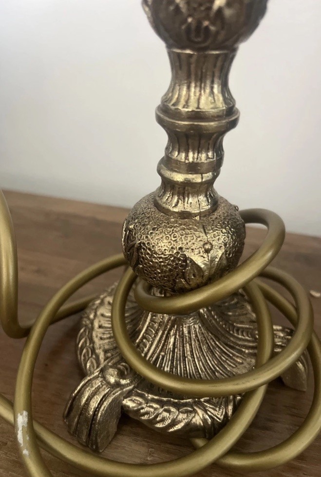 Two Vintage Lamps Just Need Plugs