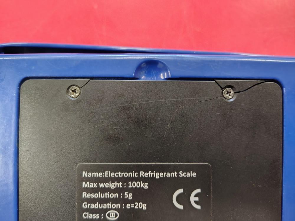 YELLOW JACKET Refrigerant Charging Scale