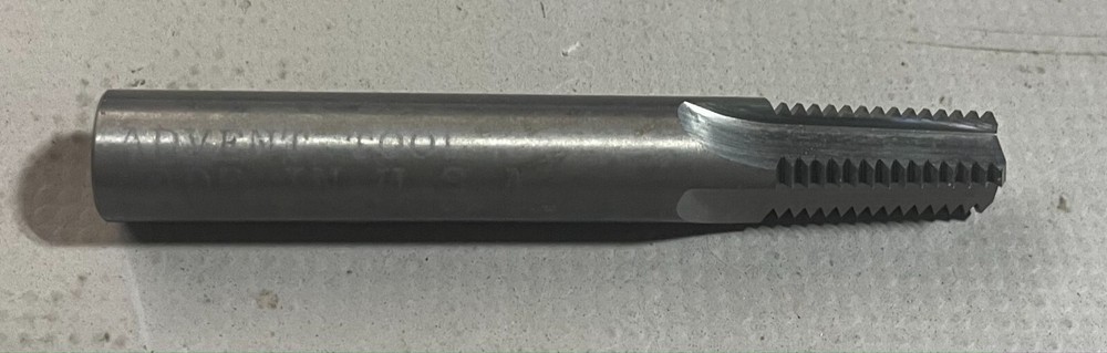 Advent 71618716-1CSNPT 18 tpi NPT Solid Carbide Thread Mill