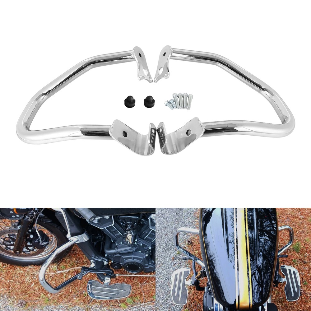 Front Highway Engine Guard Crash Bar Fit For Indian Scout 2015-2024