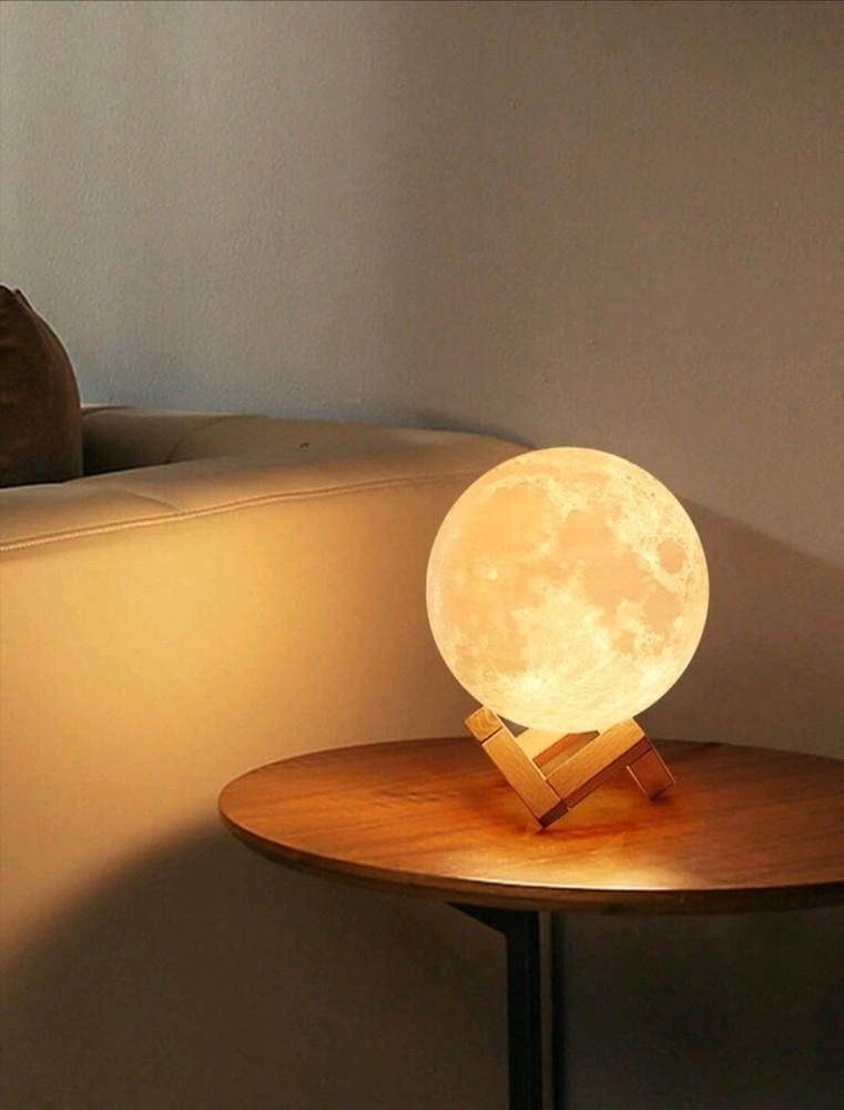Small Decorative Table Lamps Three D Lamp Decor With White Light Base Size 10 cm