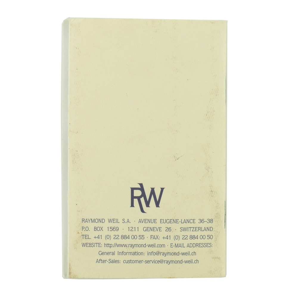 RAYMOND WEIL INTERNATIONAL GUARANTEE BOOKLET