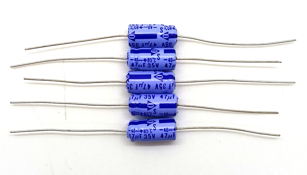 Ace Capacitors 844D 47uf 35V 5 Pc Lot