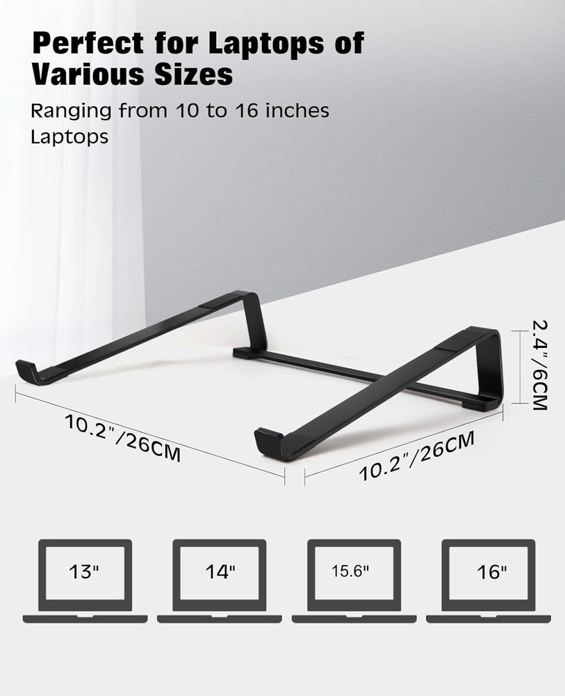 Laptop Stand for Desk - Cooling Ergonomic Design