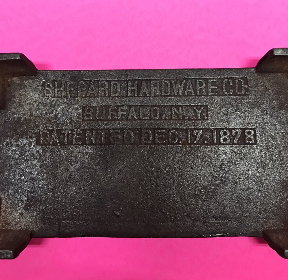 FLUTING IRON SET 1878 SHEPARD HARDWARE BUFFALO NY
