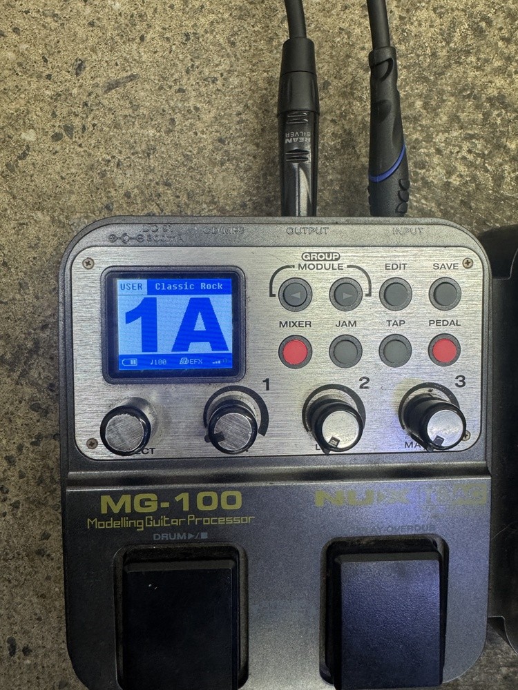 NUX MG-100 Multi-Effects Modeling Guitar Processor