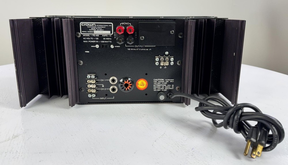 Crown Power Line Four PS-400 Professional Power Amplifier