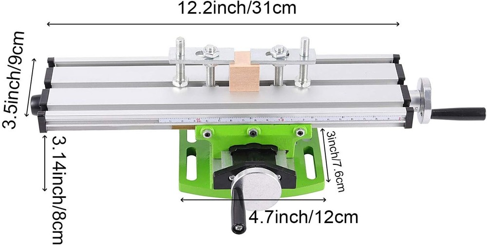 12.2 Inch Milling Machine Compound Slide Table Cross Vise