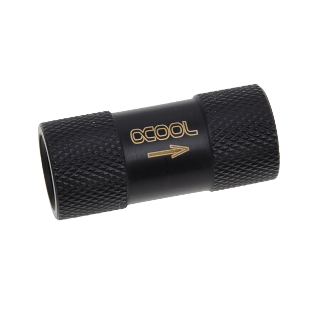 Alphacool Check Valve, Deep Black