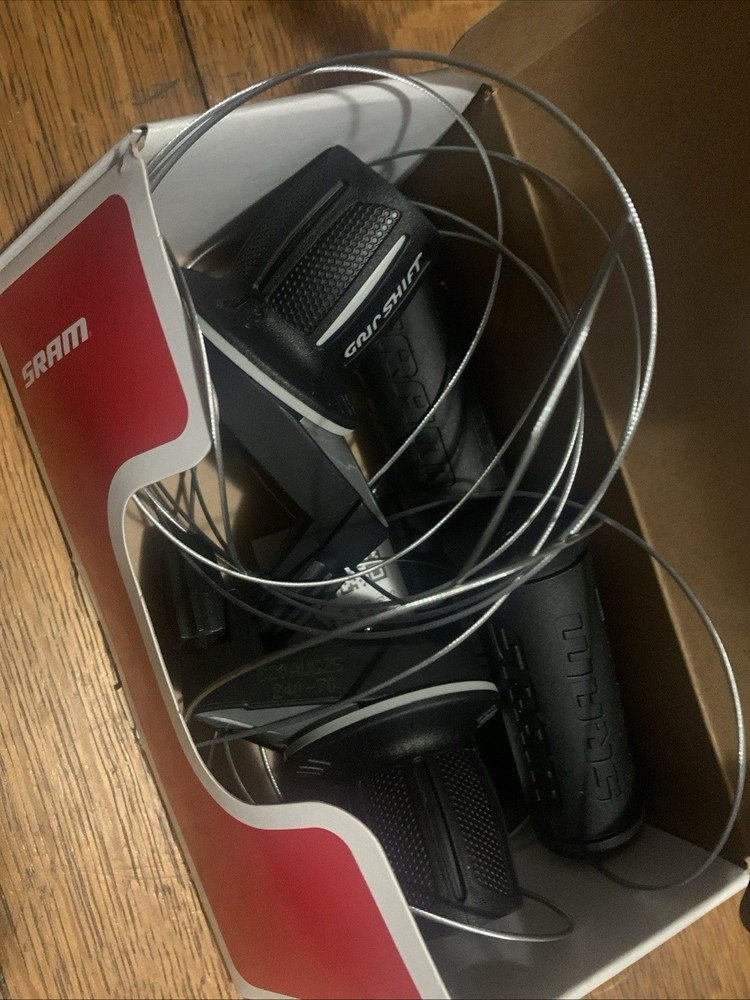 Two Pair SRAM MRX Comp Shifter Set 7 Speed Rear Microfriction Front