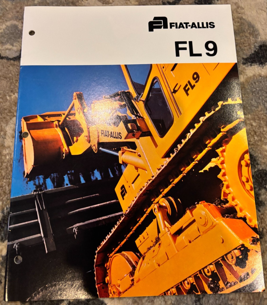 Fiat Allis FL 9 Crawler Loader Brochure AMIL25