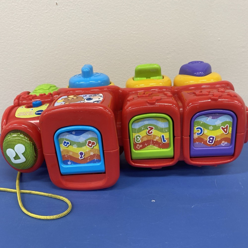 VTech Roll & Surprise Animal Train Music And Pop Ups