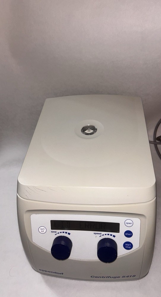 Eppendorf Centrifuge 5418 (LID ERROR)