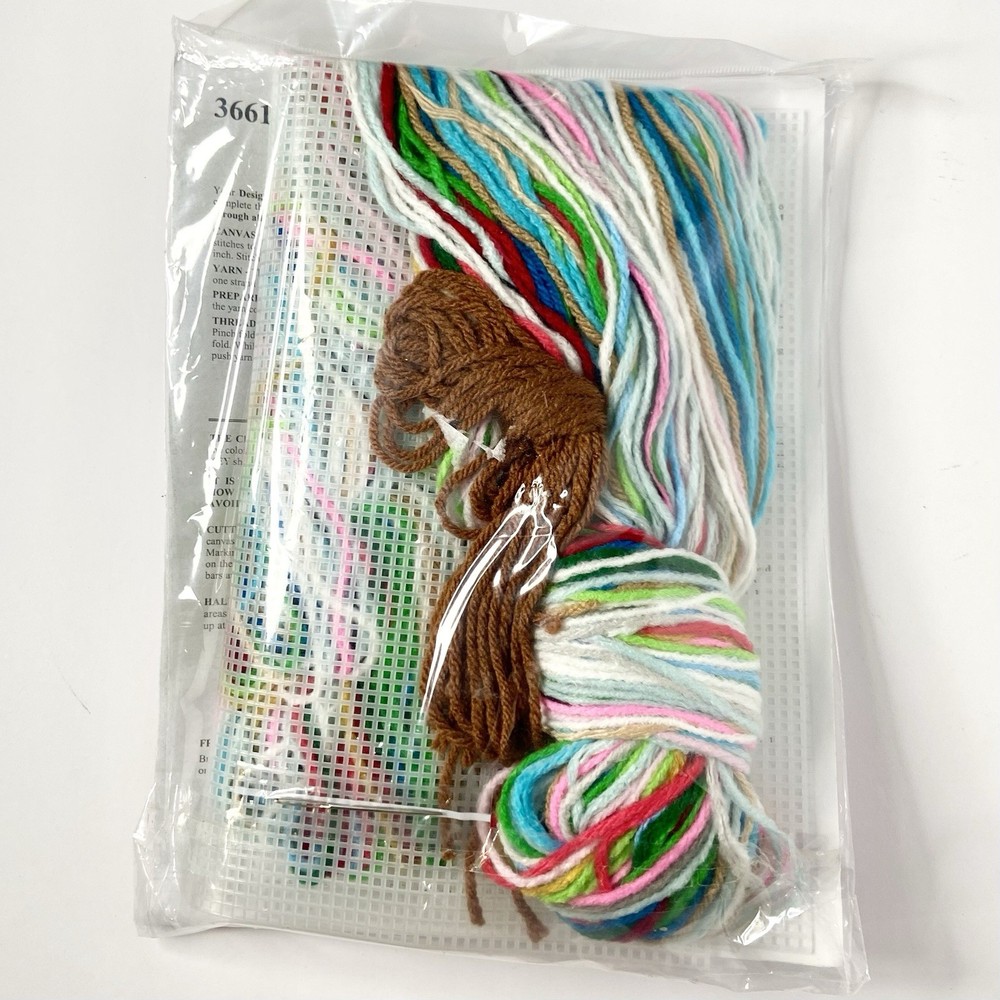 Easter Bunny On Swing Plastic Canvas Kit #3661 Design Works