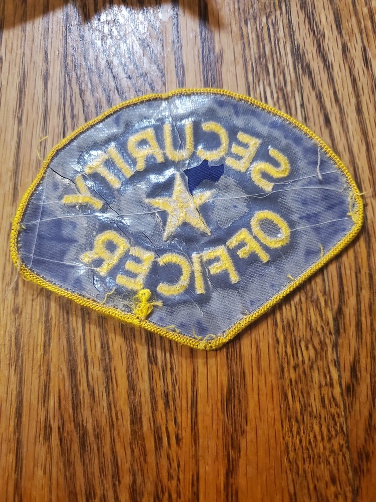 Vintage SECURITY OFFICER shoulder patch