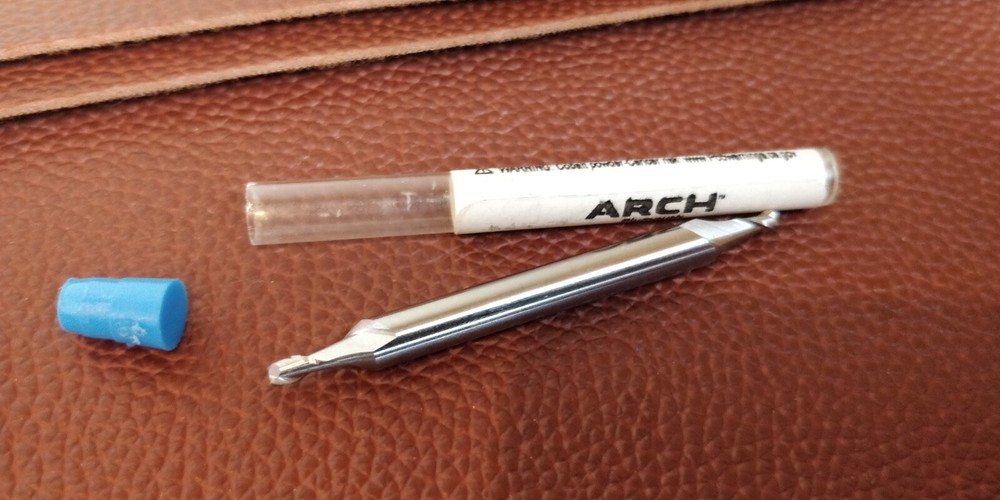 ARCH 3/32" End mIll  Double end 2 flutes   cobalt