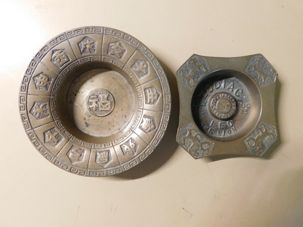 2 KOREAN  ZODIAC INCENSE BURNERS