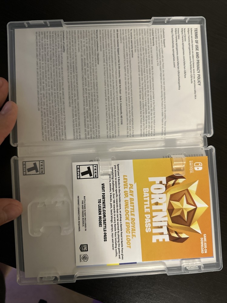 Fortnite Deep Freeze Bundle CASE ONLY