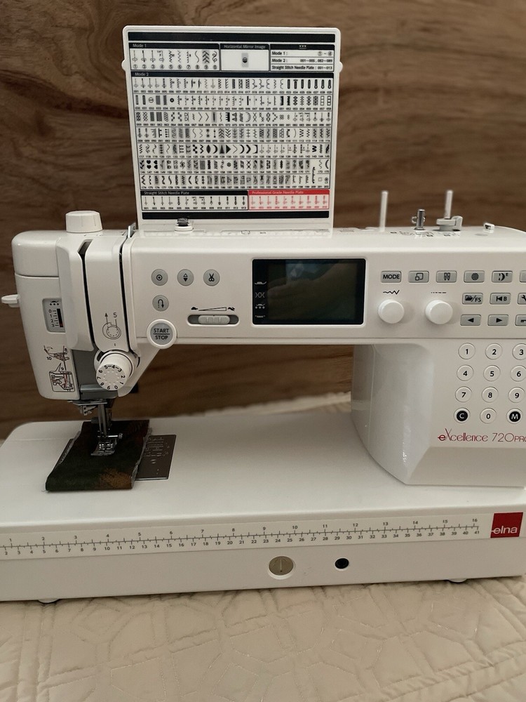 Elena eXcellence 720 Pro Computerized Sewing Machine