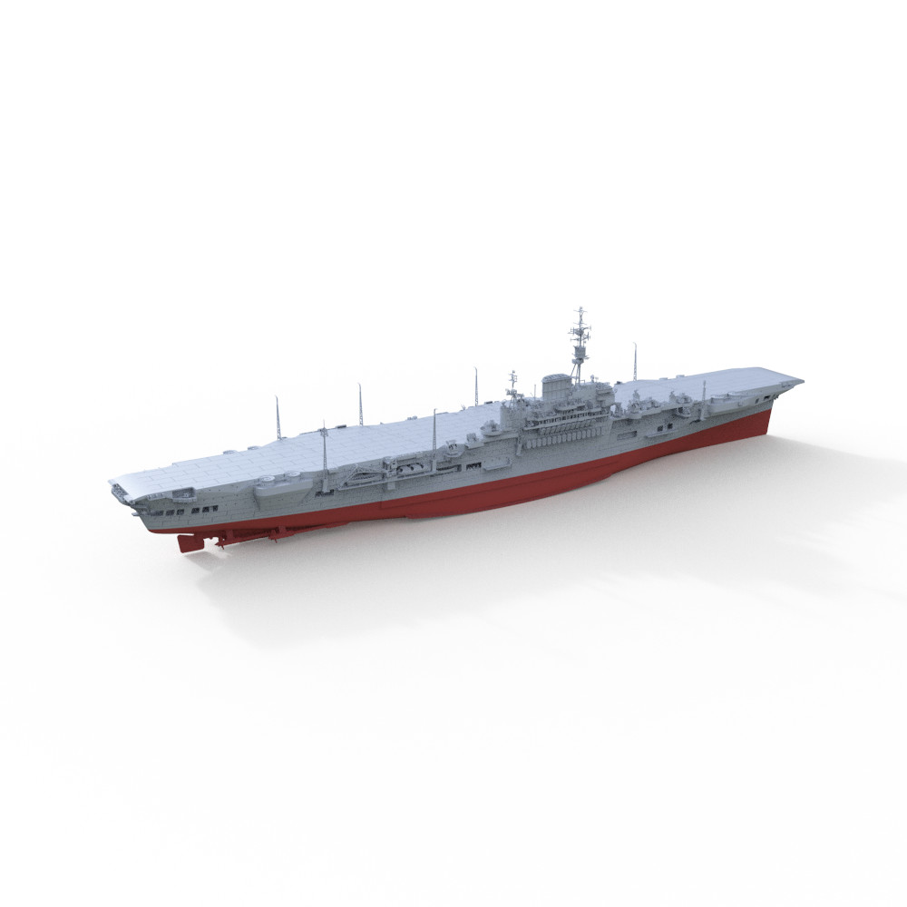 1/600 British HMS Implacable Class Aircraft Carrier Full Hull