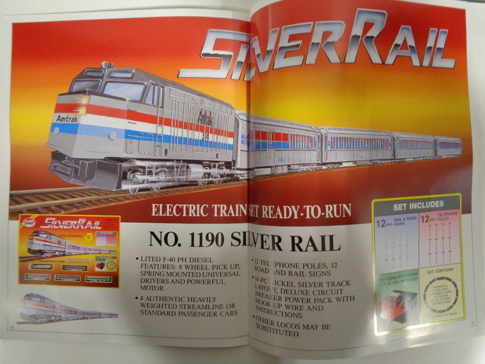 RARE MODEL POWER 1990 CATALOG FOR N TRAIN SETS