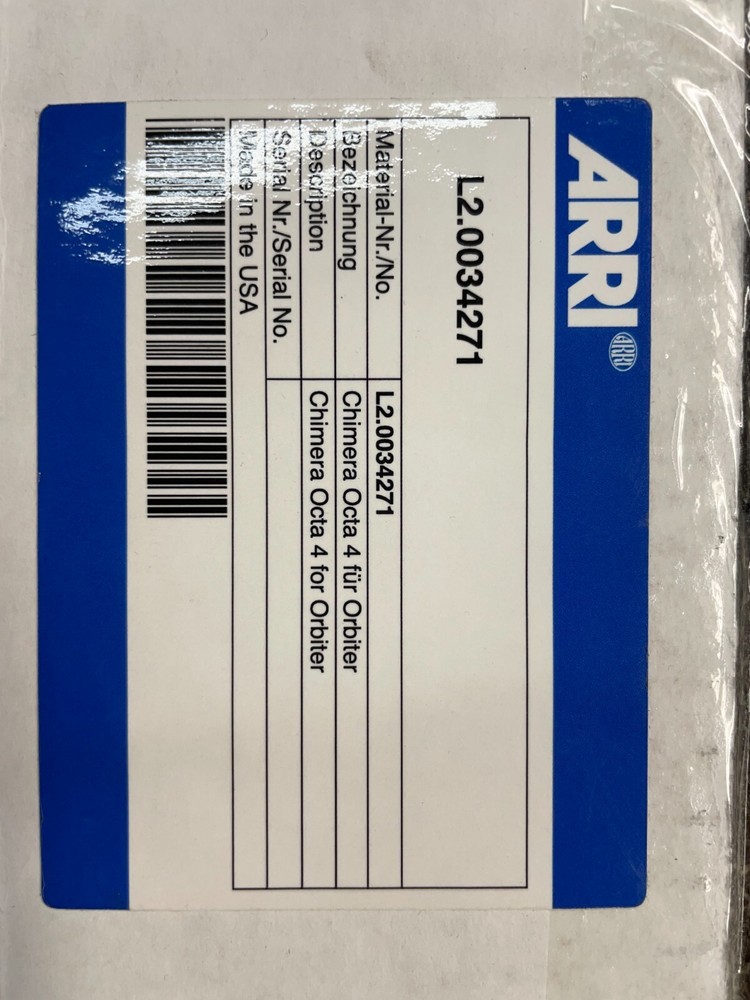 Arri Orbiter Octa 4 *BRAND NEW IN BOX*