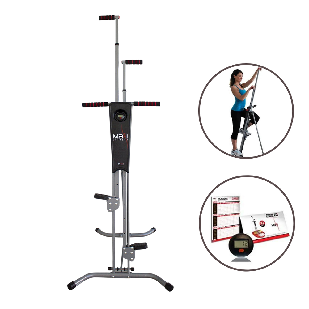 Maxi Climber: Vertical Climbing System with LED Tracking Display, Perfect Diet