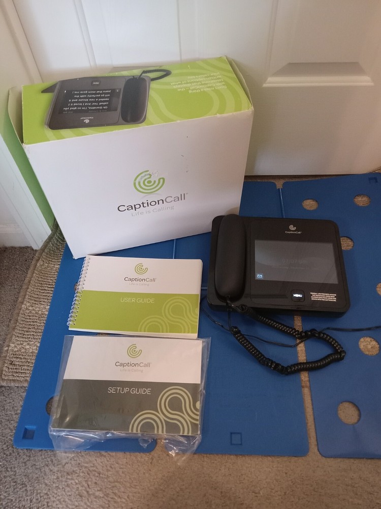 Caption Call 57Tx Closed-Caption Touch Screen Phone for Hearing Impaired