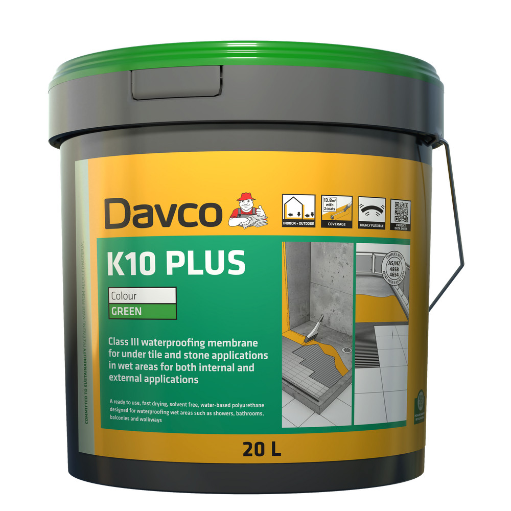 Davco 20L Green K10 Plus Waterproofing Agent