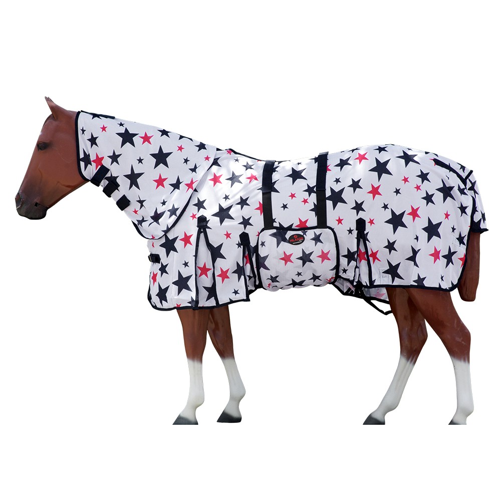 HILASON Horse Fly Sheet UV Protect Breathable Mesh Bug Mosquito Spring | Summer