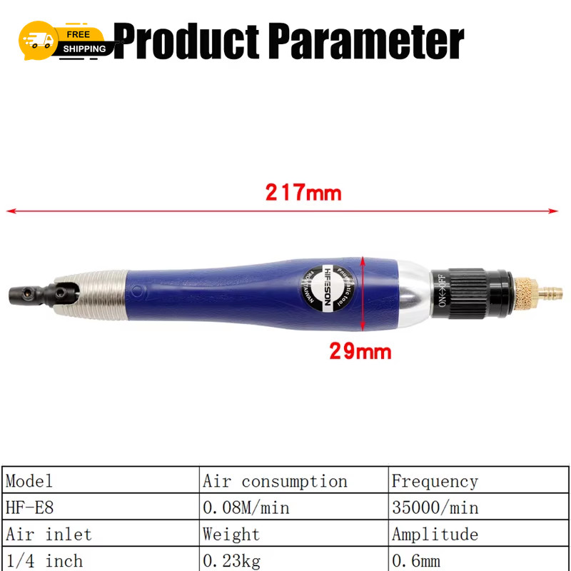 Pneumatic Mirco Grinder Pencil Micromotor System Air Lapper Linear Reciprocating