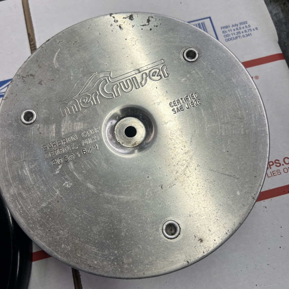 Mercruiser 4.3 engine decal with flame arrestor