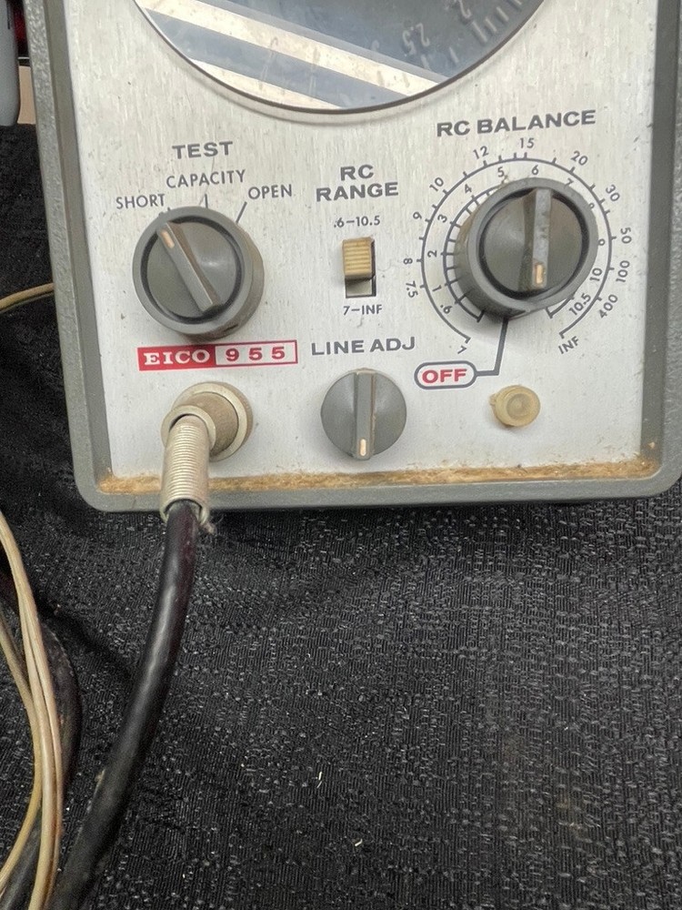 vintage EICO model 955 in circuit capacitor tester