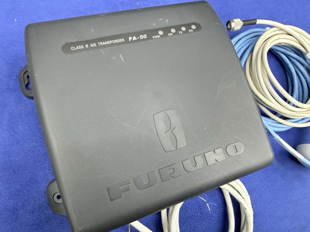 Furuno FA-50 Class B AIS Transceiver Module- Clear MMSI, Latest Software Updated