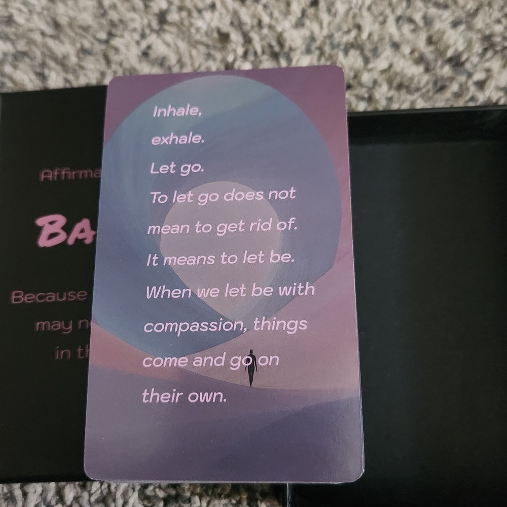 Affirmations For A Badass New Card Deck MTFBWU