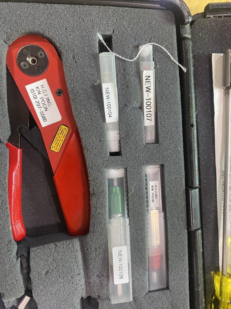 Newhall Pacific Coax Ratchet Crimper Set