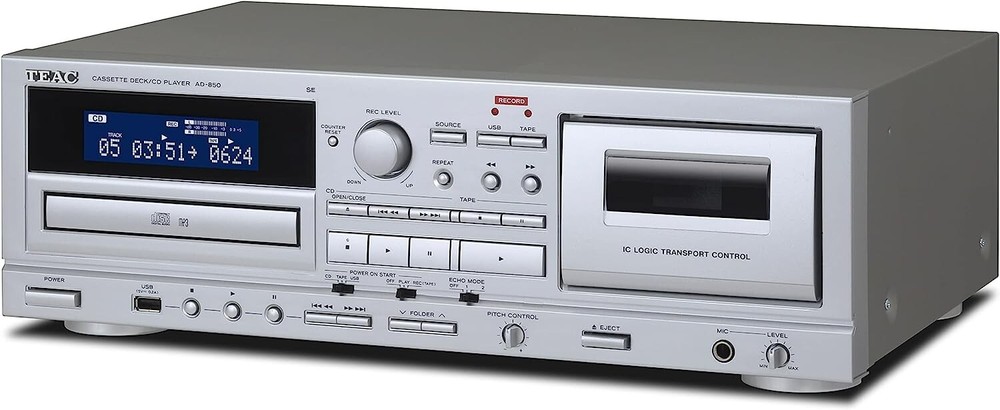 TEAC cassette deck CD player AD-850-SE USB Memory Recording & Playing Dubbing