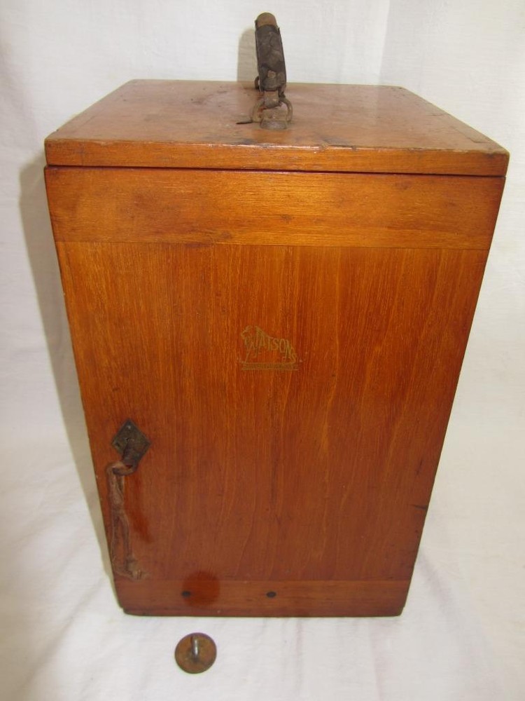 Watson London Brass/Enamel Service Compound Microscope #63016 c1937 (Cased)