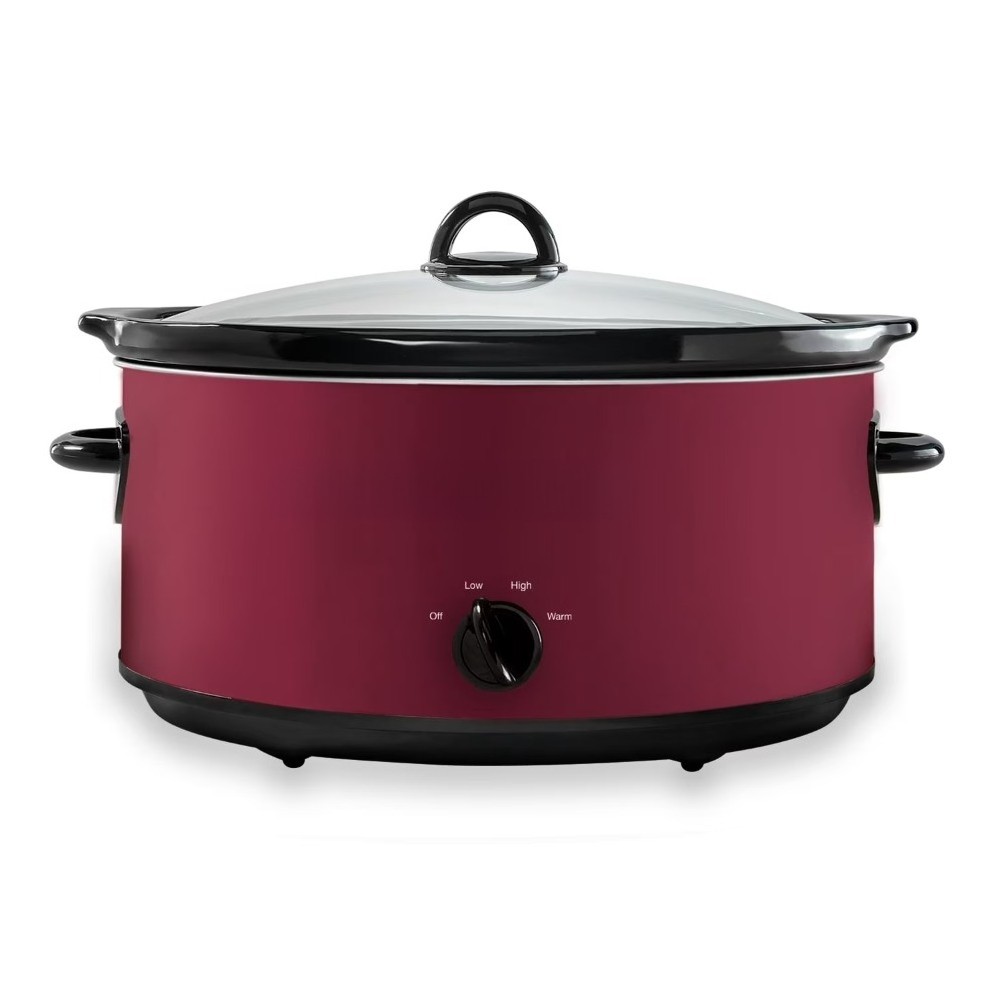 Pot Manual 8-Quart Slow Cooker, Rhubarb