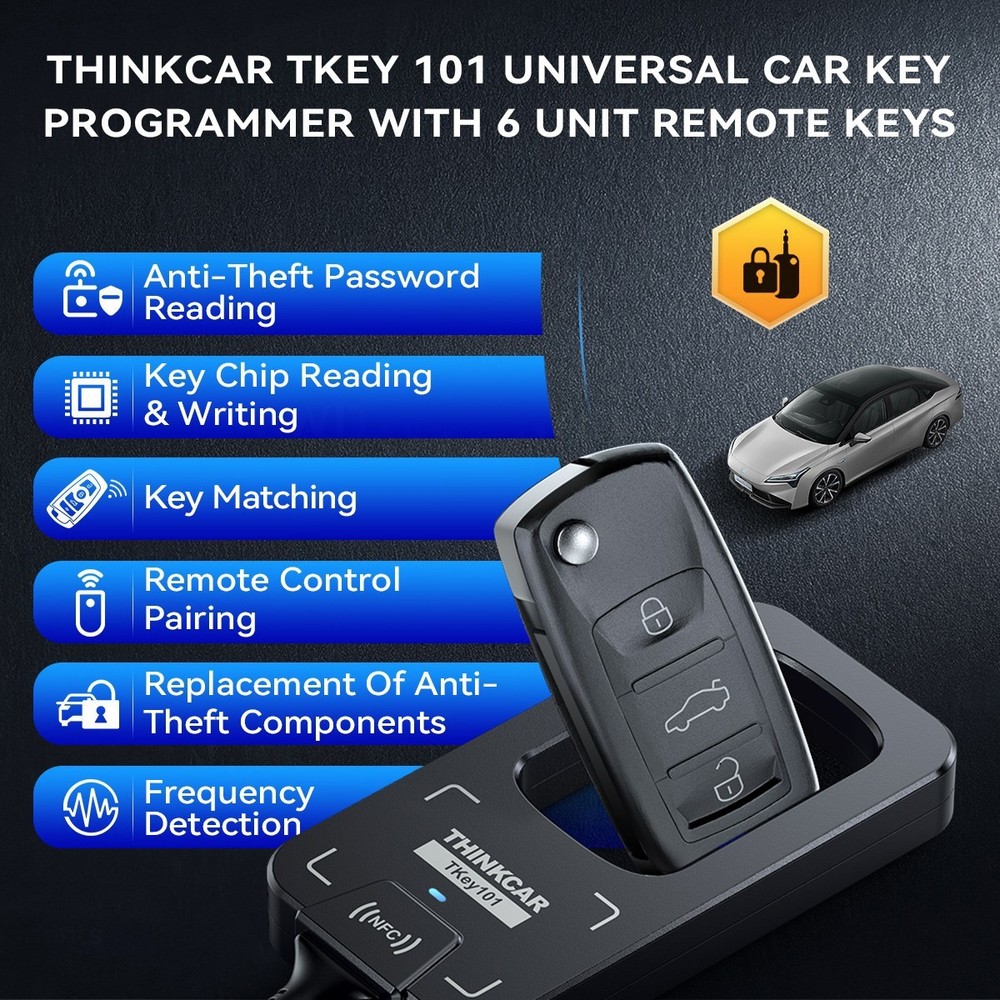 MUCAR 892BT OBD2 AI Diagnostic & Key Programmer Tool with TPMS programming Tool