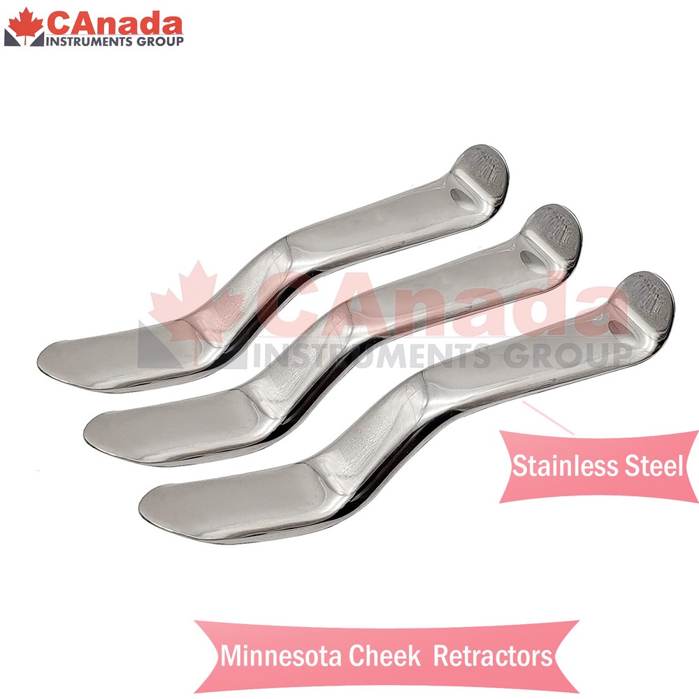 3 Minnesota Cheek Retractor Dental Surgical Instruments